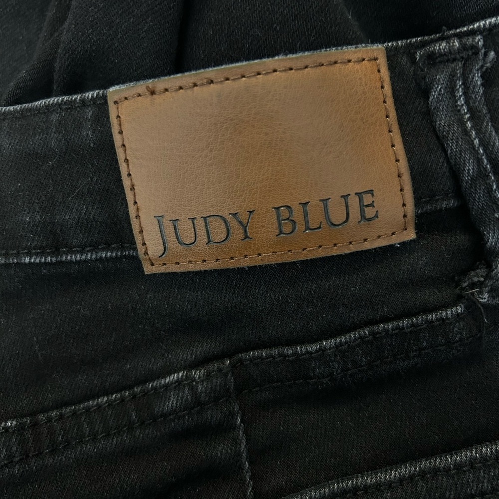 Judy Blue High Rise Skinny Fit Raw Hem Skinny Jeans Womens Size 32 - Picture 9 of 10